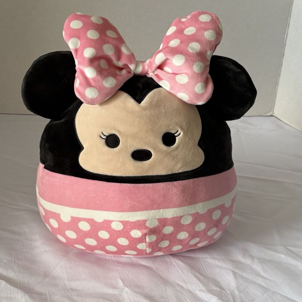 Disney Squishmallow Kelly Toys Minnie Mouse 10" Super Soft Stuffed Plush